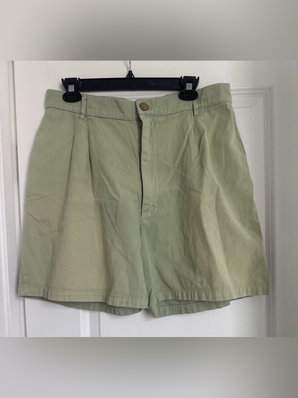 Big Bud Press Trouser Shorts Sage Green Size L Cotton Twill USA *Read